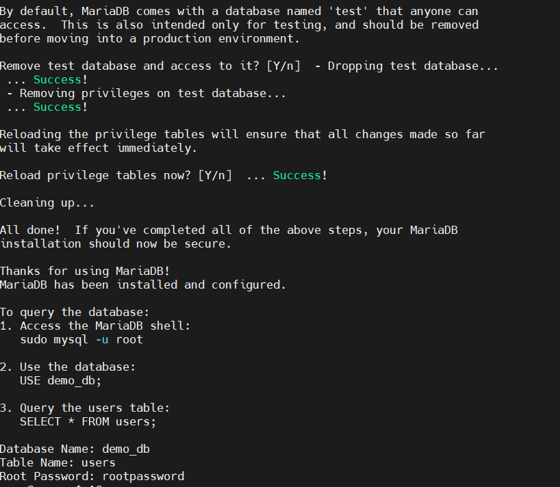 Install and configure MariaDB in Ubuntu 24.04  with example | CloudyWP