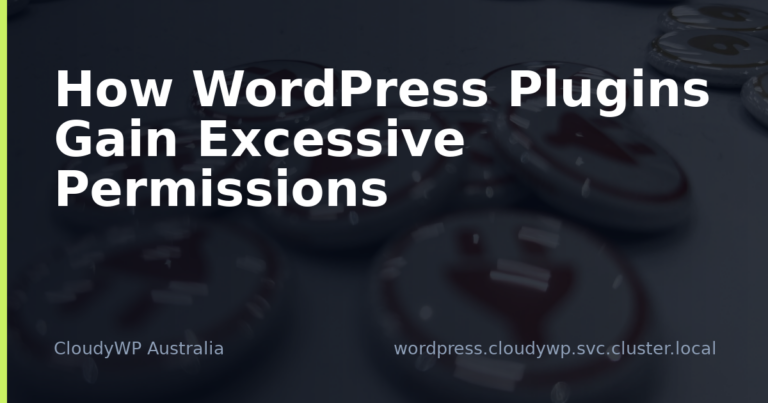How WordPress Plugins Gain Excessive Permissions