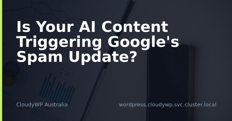 Is Your AI Content Triggering Google's Spam Update?