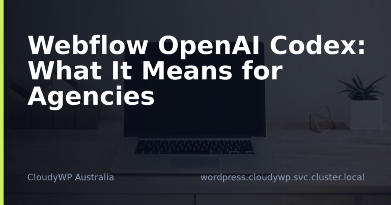 Webflow OpenAI Codex: What It Means for Agencies