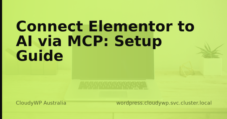Connect Elementor to AI via MCP: Setup Guide