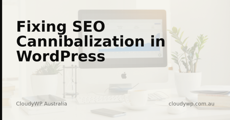 Fixing SEO Cannibalization in WordPress